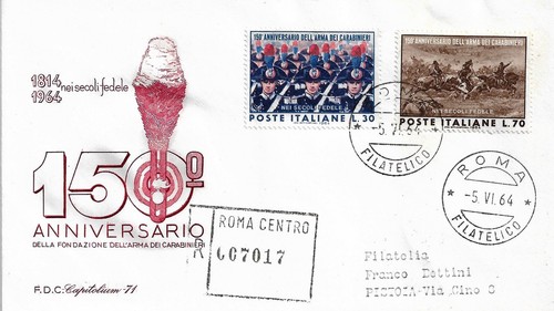 Fdc capitolium arma dei - fdc,