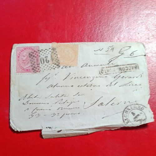 Rara lettera raccomandata - rara,