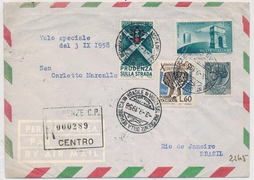 Italia 1958 gronchi - gronchi, volo