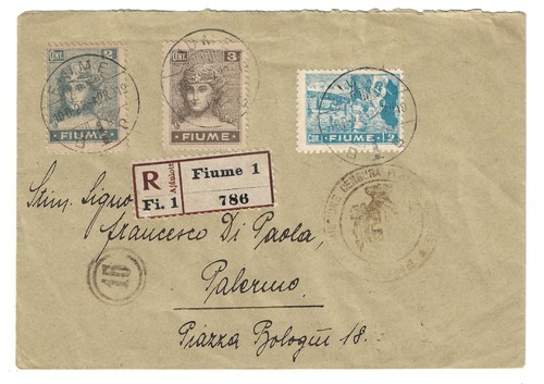 1919 fiume raccomandata per - 1919,