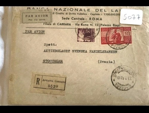 Italia 1948 busta raccomandata - italia,