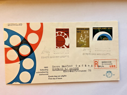 Olanda intero postale ricevuta