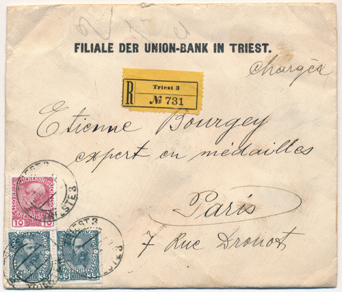 Austria 1908 busta - 1908,