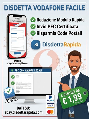 Modulo disdetta vodafone - modulo,