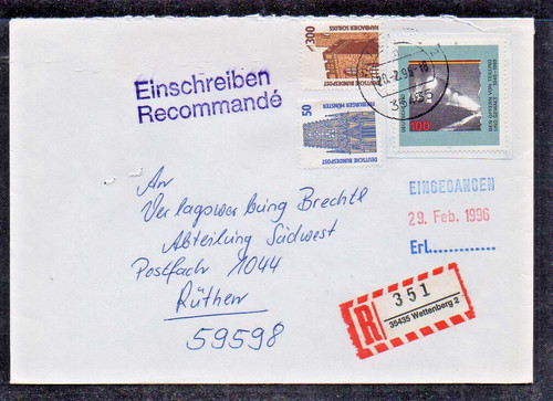 1237 ebf lettera raccomandata - 1237,