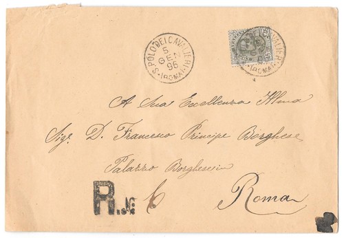 Regno 1896 raccomandata - -,