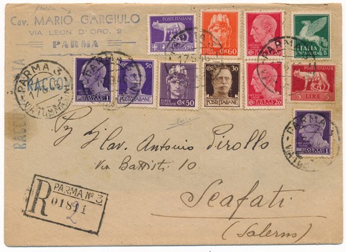 Italia 1946 busta - italia, 17/6/1946