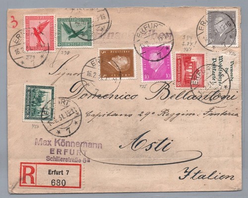 Lettera estera tedesca impero - estera,