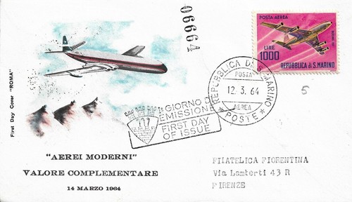Fdc roma aerei - aerei, moderni