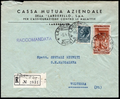 1955 raccomandata per - 1955,