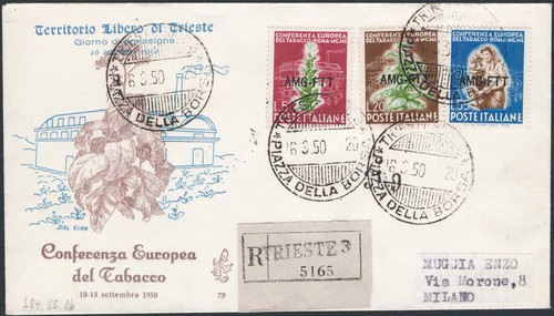 Trieste 1950 tabacco la - a,