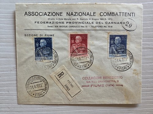 Busta regno raccomandata 1927 - busta,