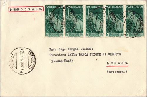 Rep 122 1947 busta di - -,