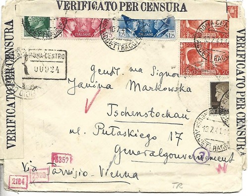 1941 20c 75c 25lamicizia - 20c, x2+75c+1,25lamicizia
