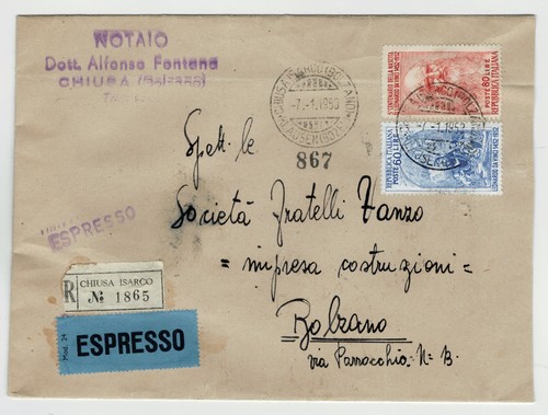 Leonardo 1953 raccomandata - leonardo,
