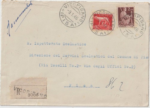 Italia 1946 lupa - italia, 5l