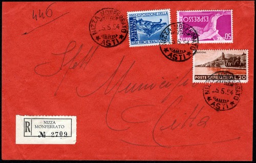 1954 raccomandata da nizza - 1954,