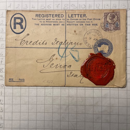 Storia postale raccomandata - storia,