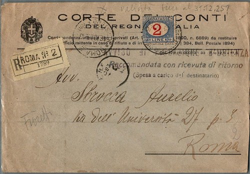 Storia postale regno - -, v.e.iii